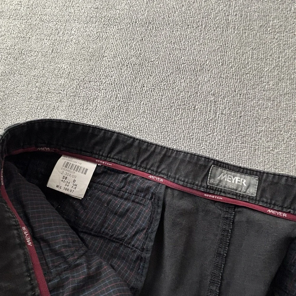 Meyer Pants Adult Size 42W 32L Gray Jeans Trousers Casual Men's